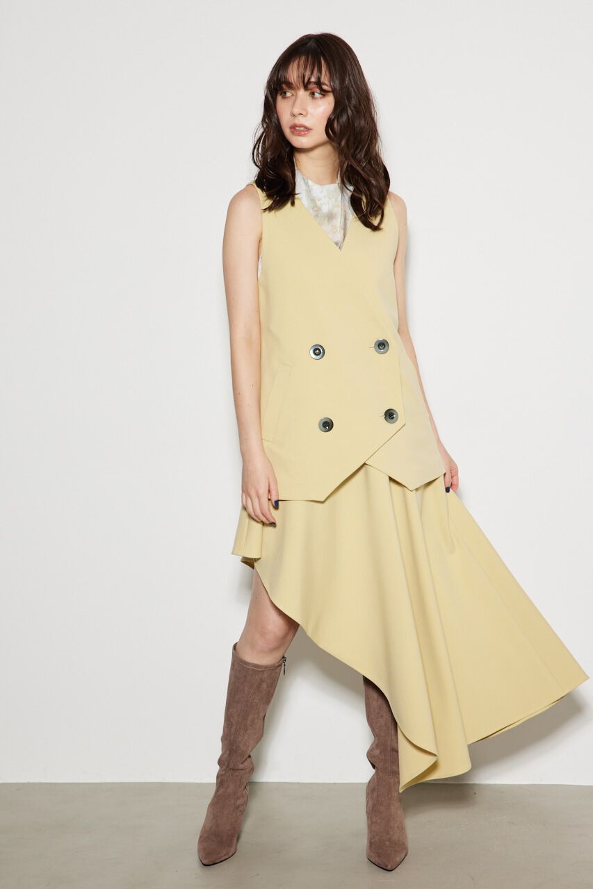 rienda「バイアスカットヘムJ/W SK」|スカート|