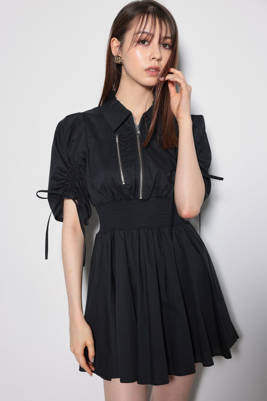 rienda「MA-1ディティールフレアミニワンピース」|ワンピース|