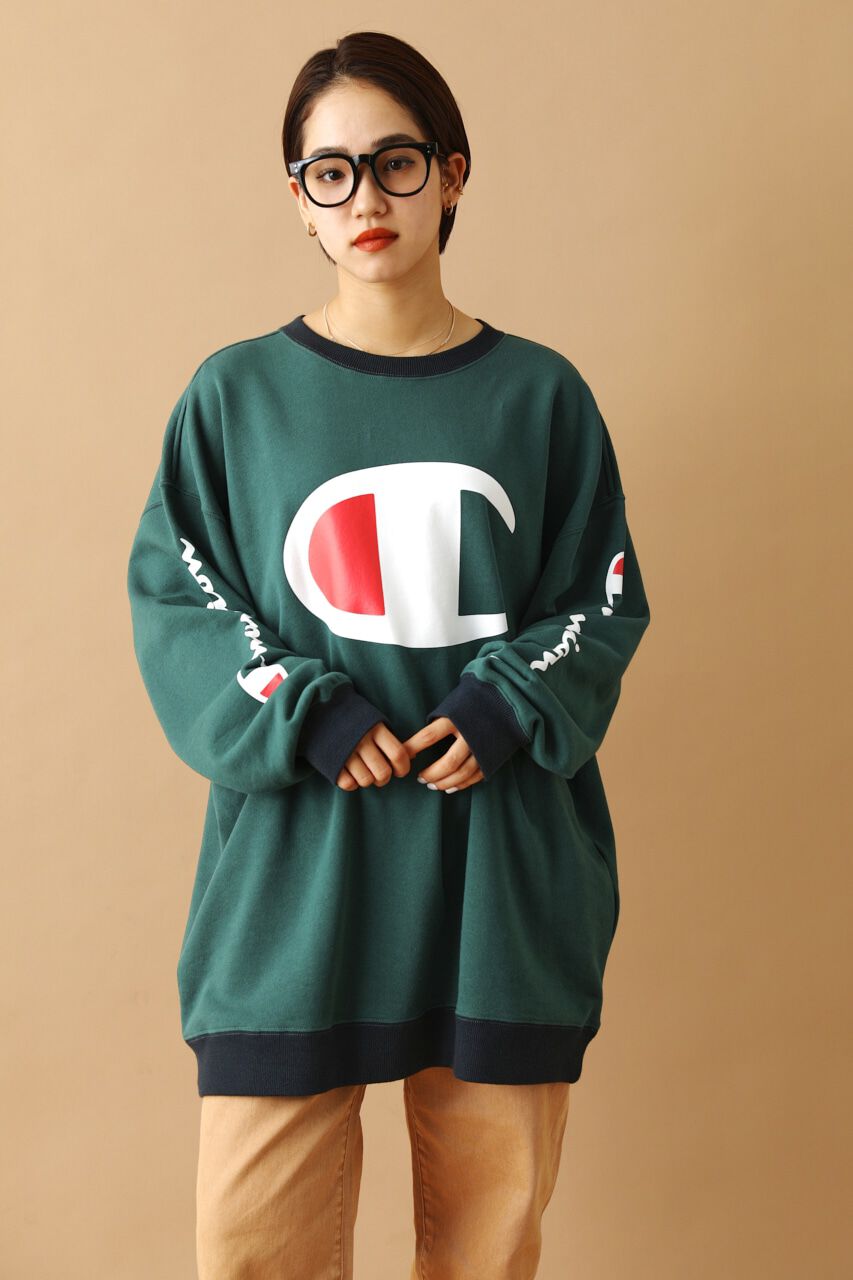 RODEO CROWNS「Champion RCS ルーズトップス」|パーカー|柄GRN5