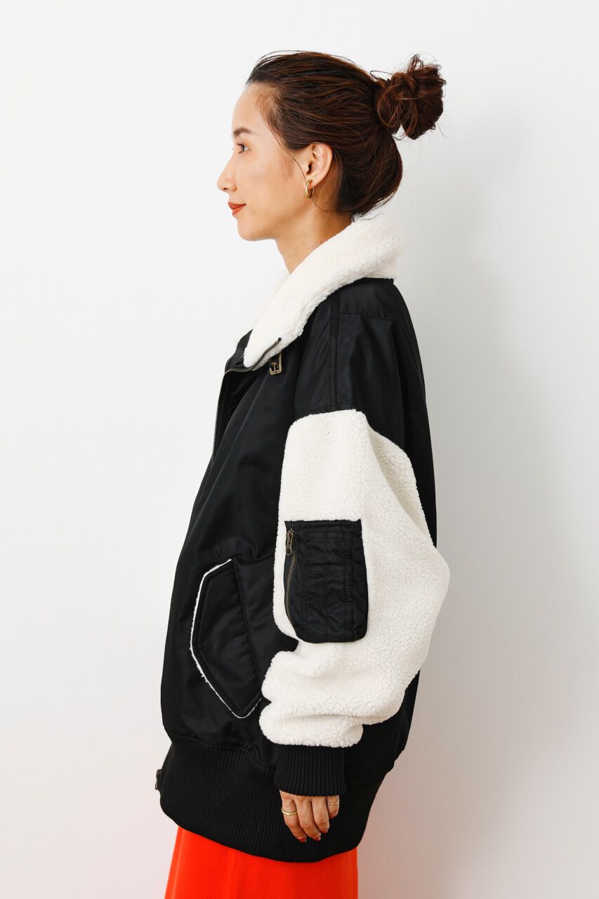 RODEO CROWNS「ボアドッキングB3ブルゾン」|ブルゾン・スタジャン|