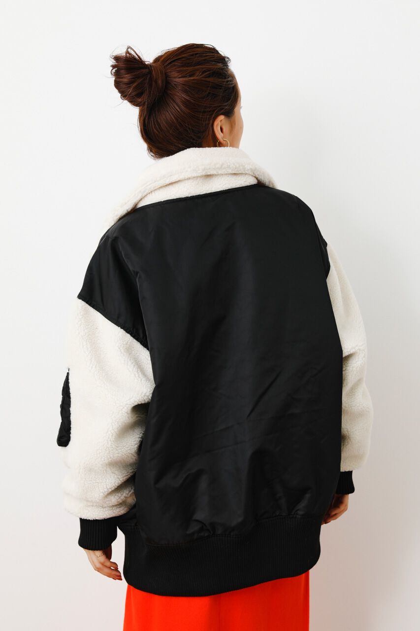 RODEO CROWNS「ボアドッキングB3ブルゾン」|ブルゾン・スタジャン|