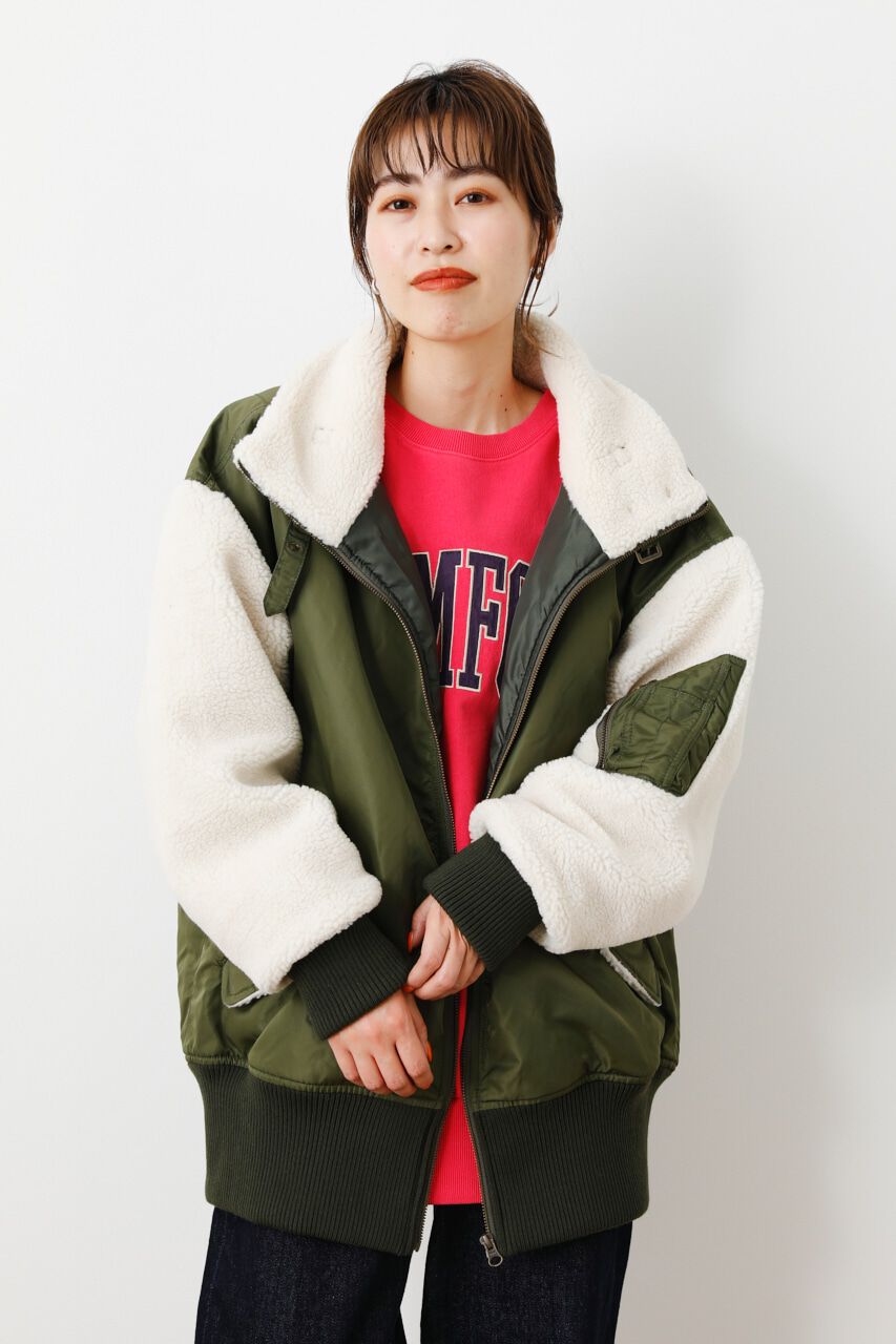 RODEO CROWNS「ボアドッキングB3ブルゾン」|ブルゾン・スタジャン|KHA