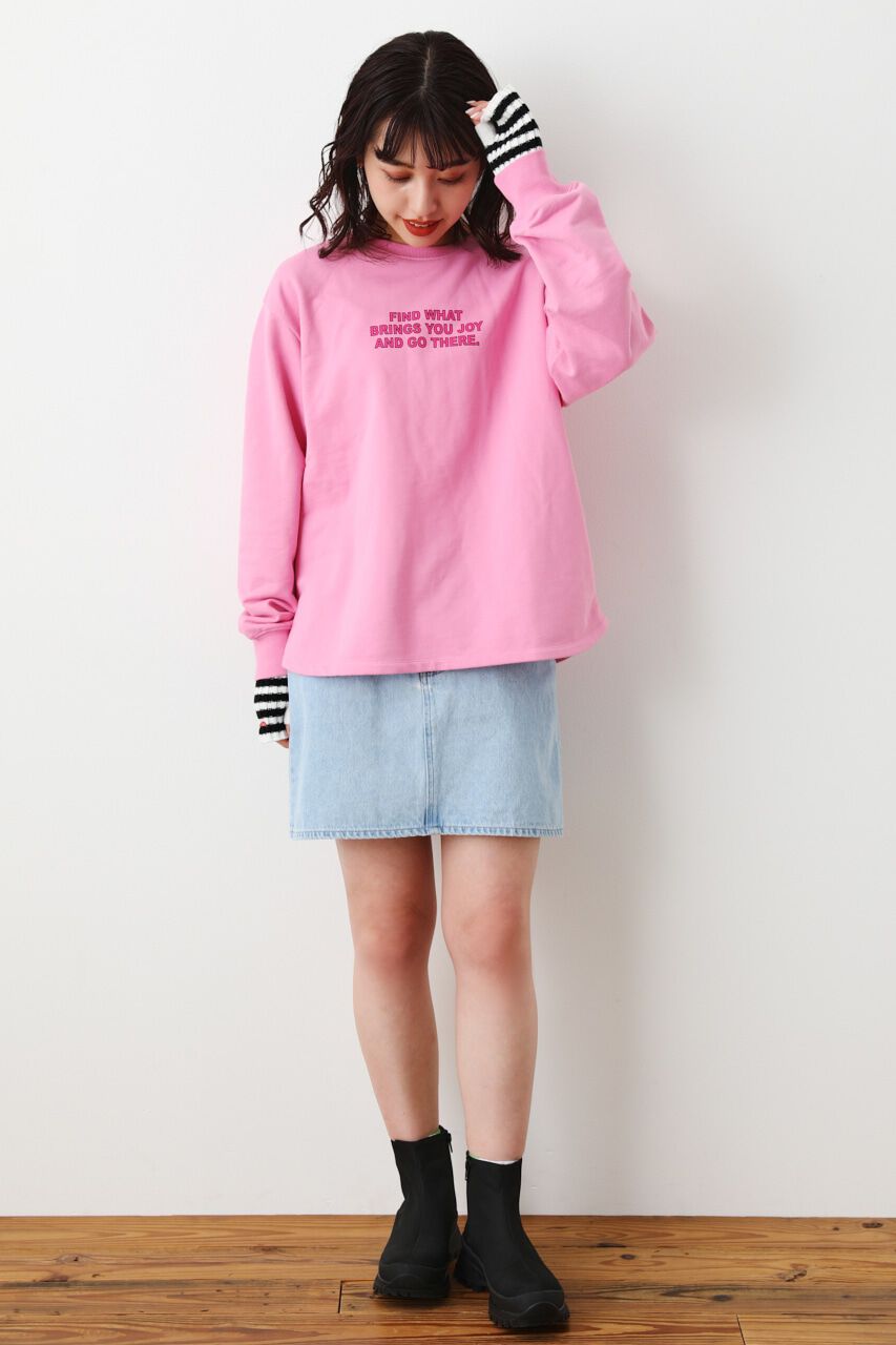 RODEO CROWNS「スモールメッセージスウェットトップス」|パーカー|