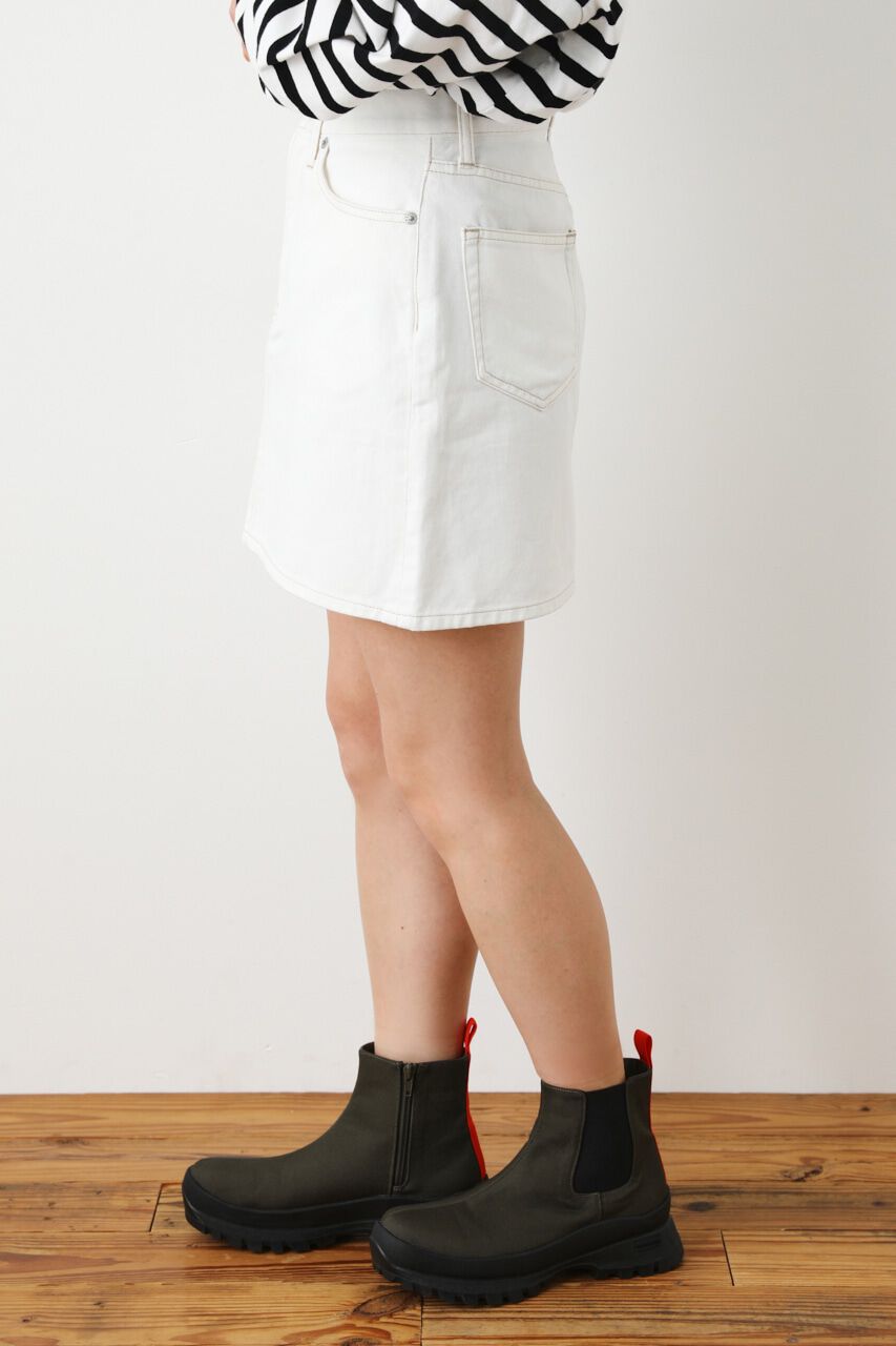 RODEO CROWNS「LOSE COLOR DENIM MINI SKIRT」|デニム|