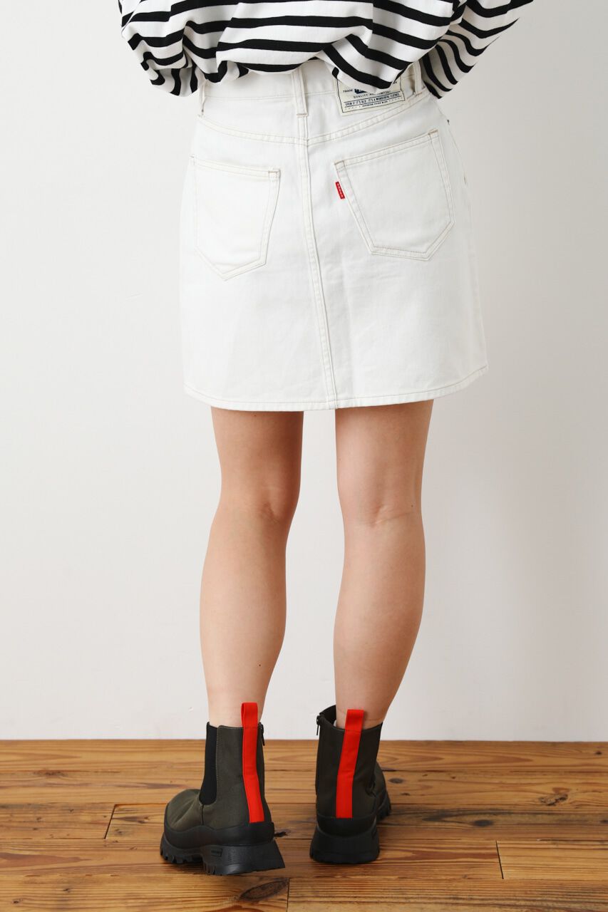 RODEO CROWNS「LOSE COLOR DENIM MINI SKIRT」|デニム|