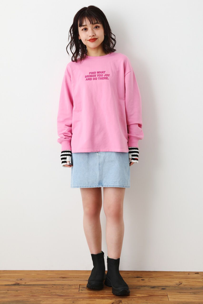 RODEO CROWNS「LOSE COLOR DENIM MINI SKIRT」|デニム|