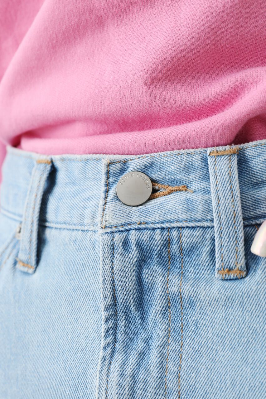 RODEO CROWNS「LOSE COLOR DENIM MINI SKIRT」|デニム|