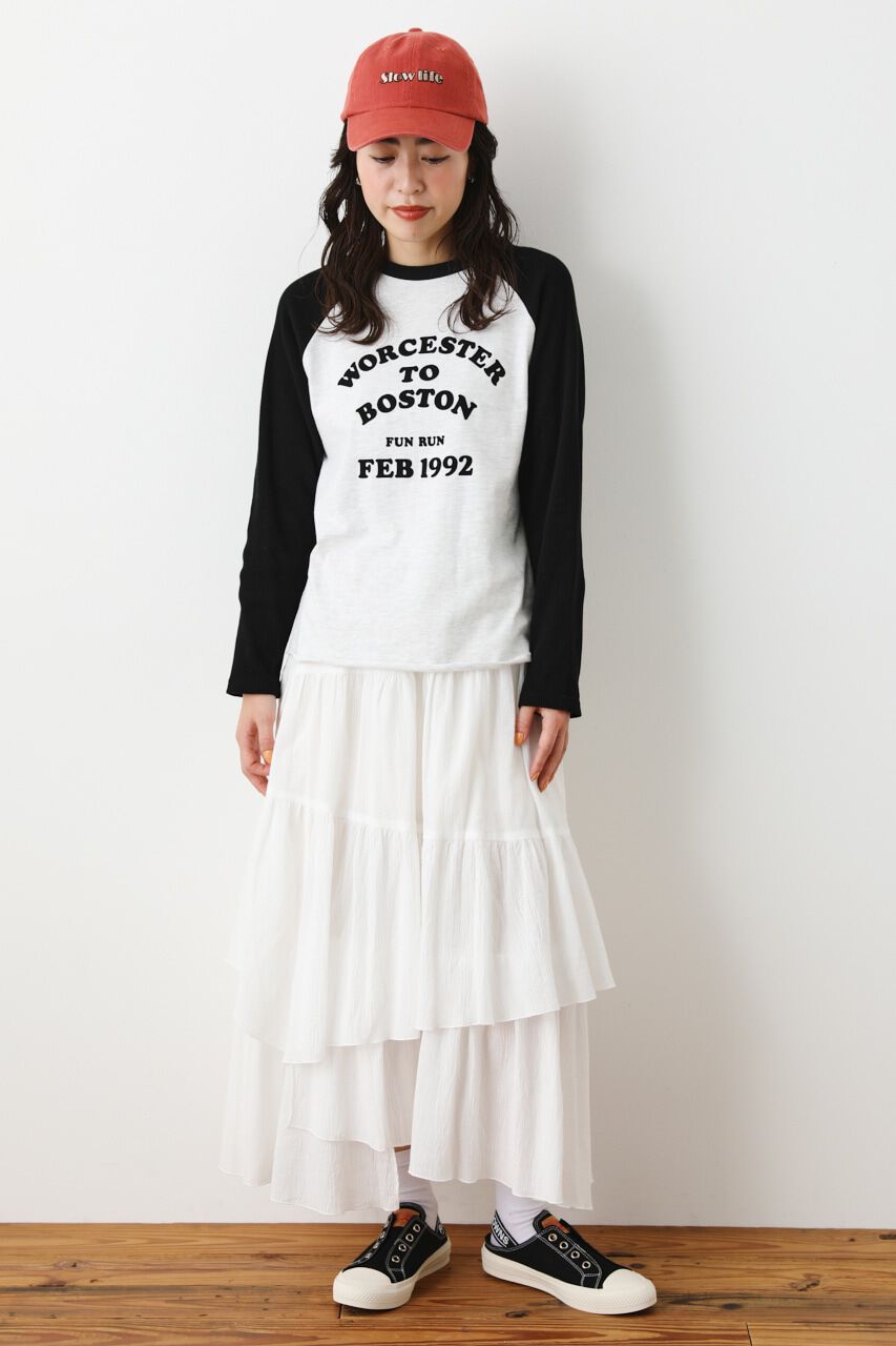 RODEO CROWNS「Fun Run ラグランTシャツ」|Tシャツ・カットソー|