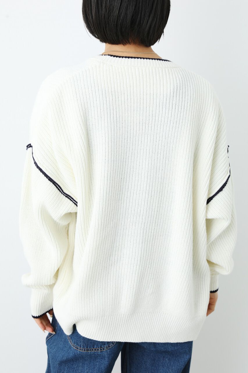 RODEO CROWNS「ラインニットカーディガン」|カーディガン|