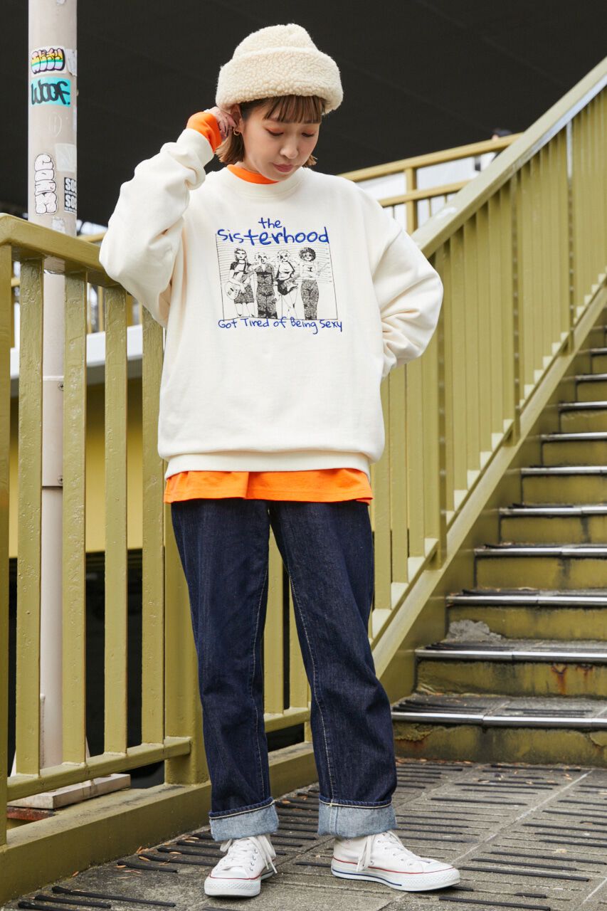 RODEO CROWNS「（WEB限定）sisterhoodクルースウェット」|パーカー|
