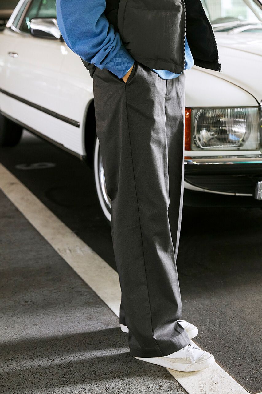 RODEO CROWNS「センタープレスストレートパンツ_M」|その他|GRY