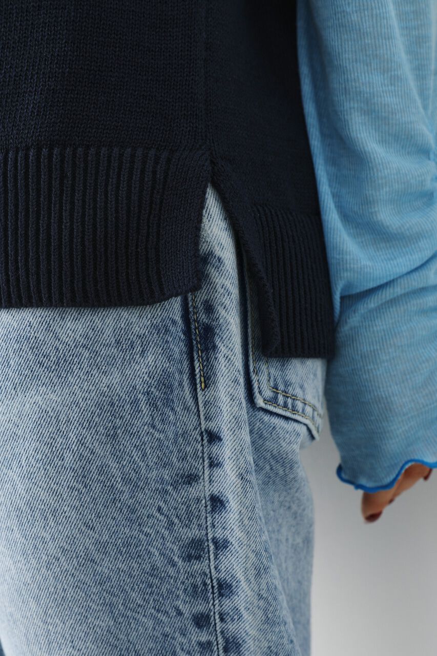 RODEO CROWNS「クロシェモチーフニットベスト」|ダウンベスト・ベスト|