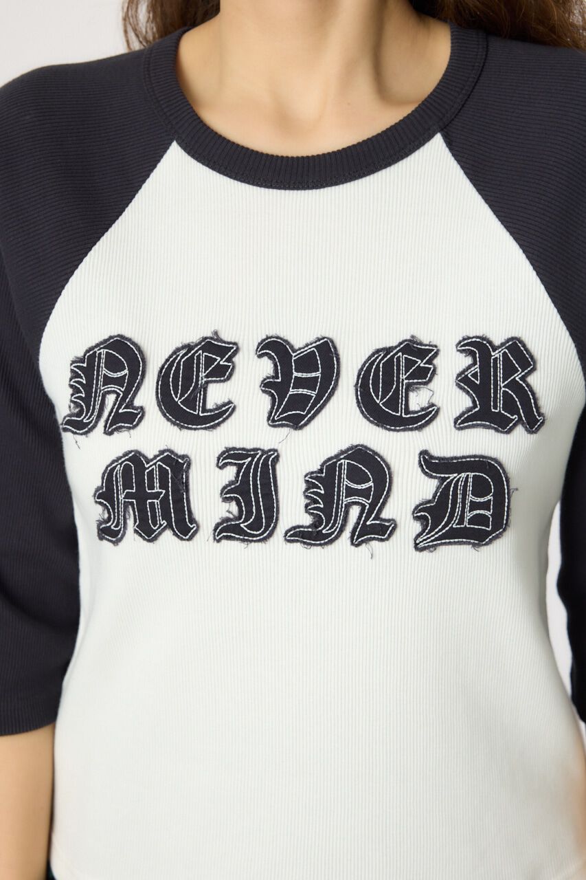 RODEO CROWNS「ダメージアップリケラグランリブ Tシャツ」|Tシャツ・カットソー|