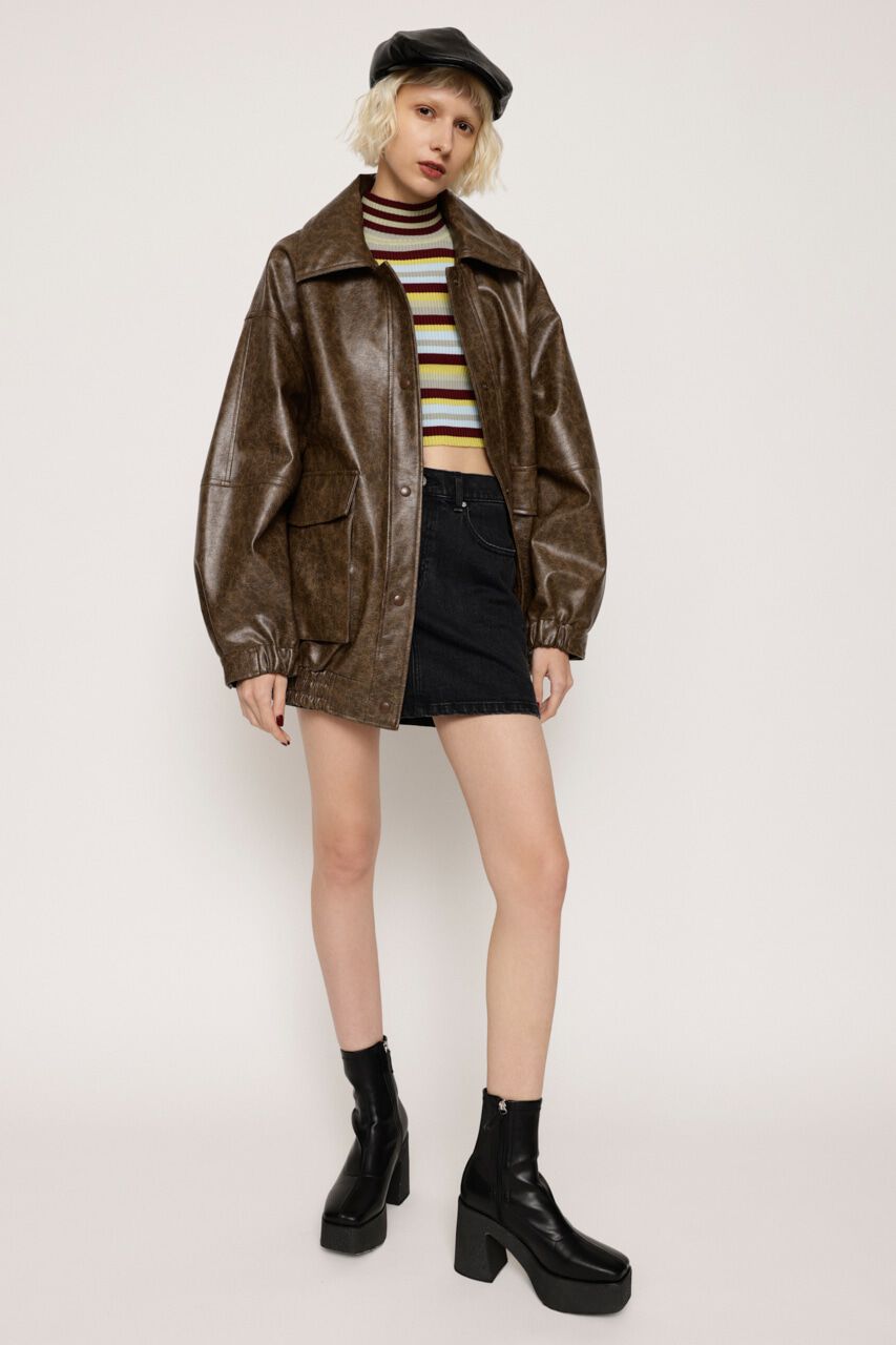 SLY「MULTI BORDER KNIT トップス」|ニット・セーター|