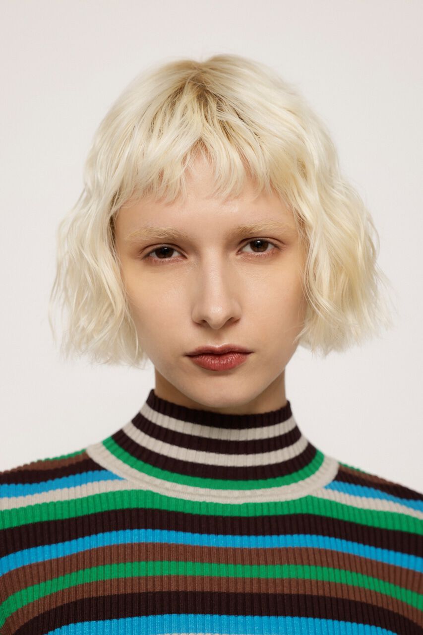 SLY「MULTI BORDER KNIT トップス」|ニット・セーター|