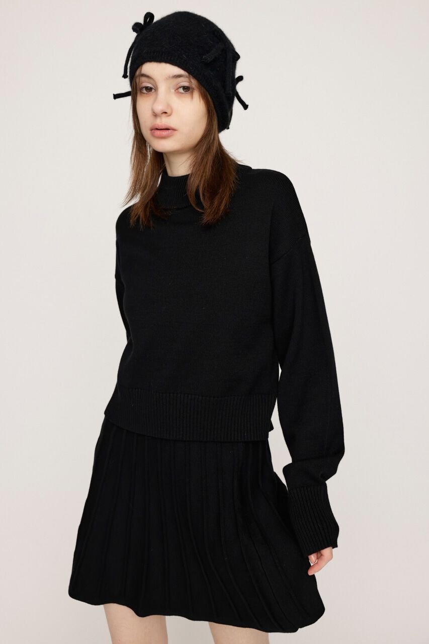 SLY「COMFORT HG PLEATS 2P」|ワンピース|BLK