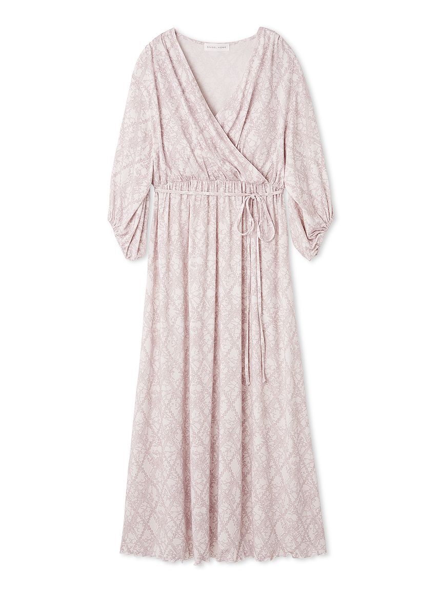 SNIDEL HOME「レーシーパターン カシュワンピース」|ルームウェア|