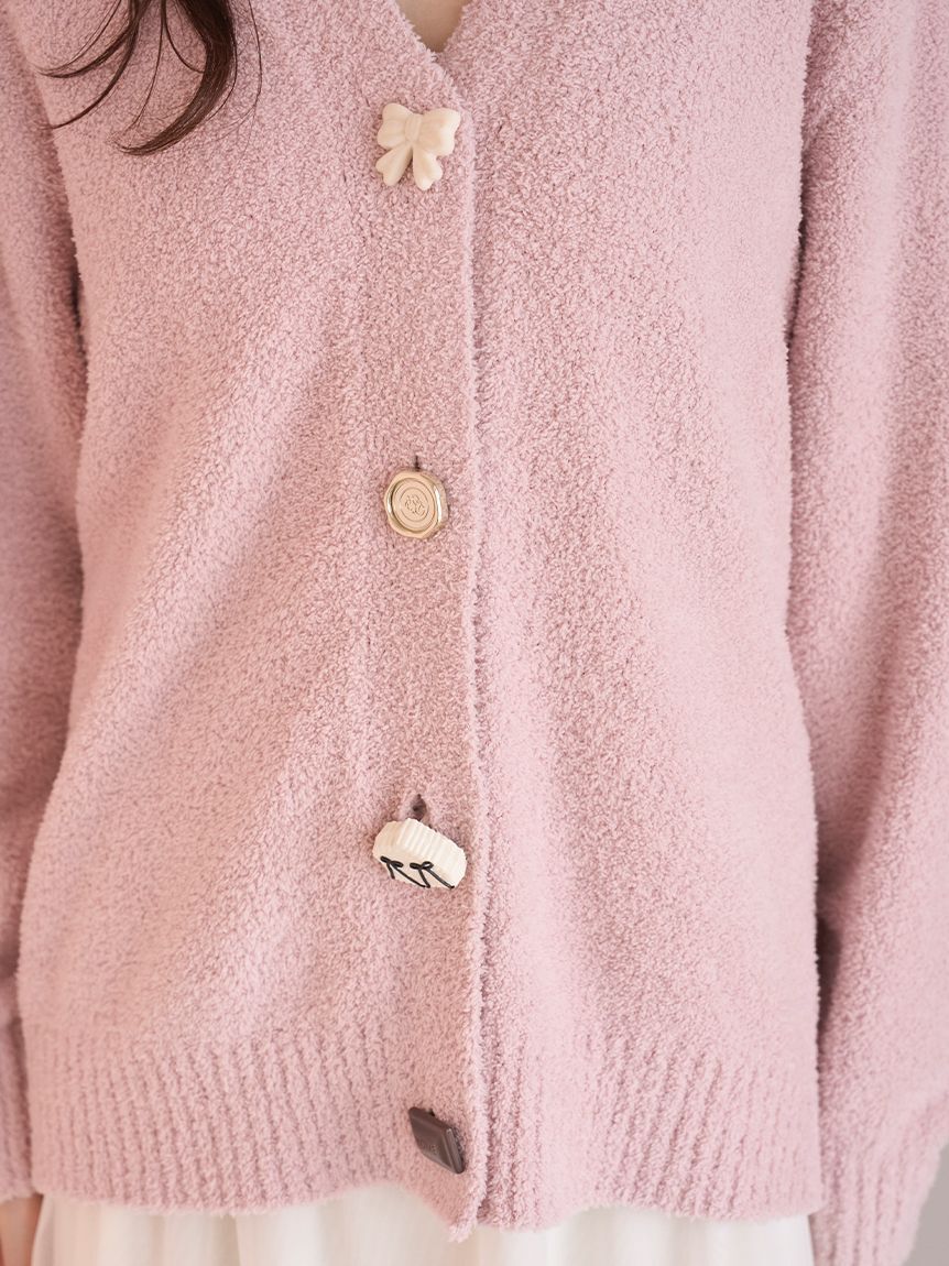 SNIDEL HOME「【Milcrea】ケーキ釦ニットカーディガン」|ルームウェア|