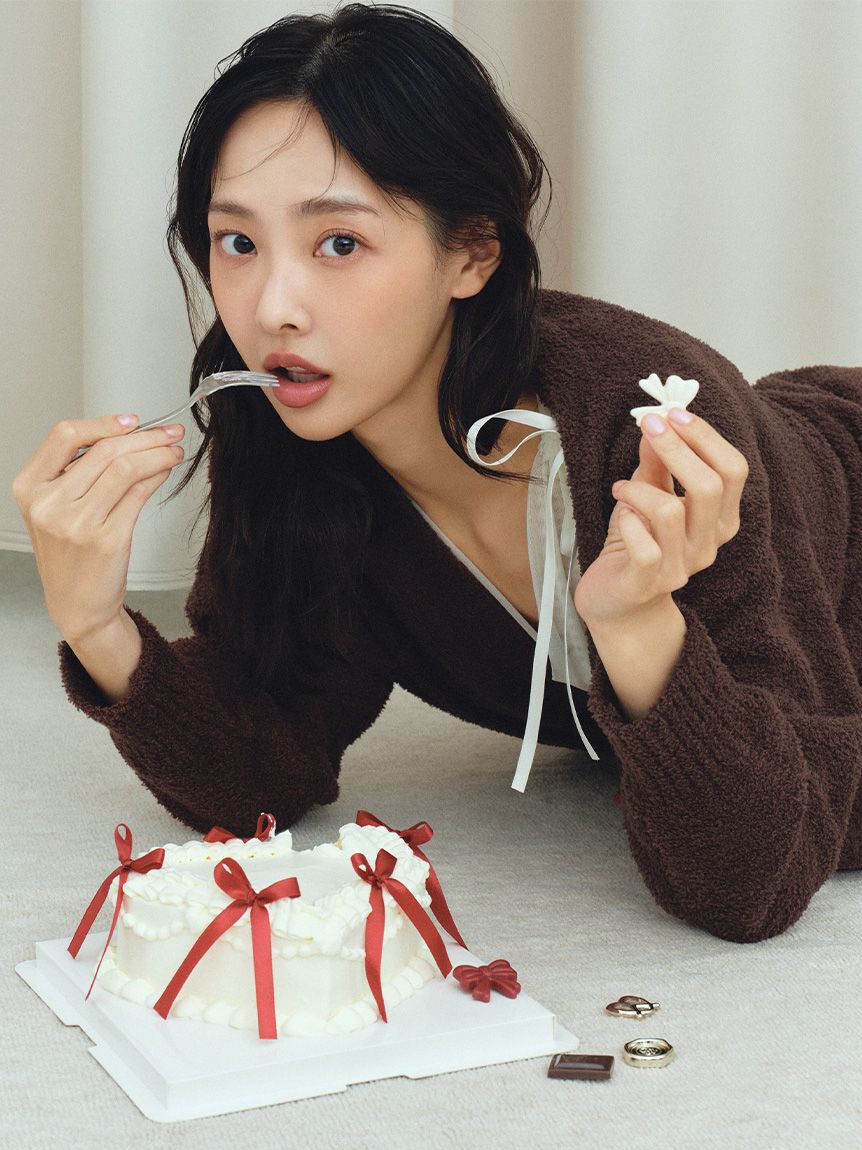 SNIDEL HOME「【Milcrea】ケーキ釦ニットカーディガン」|ルームウェア|