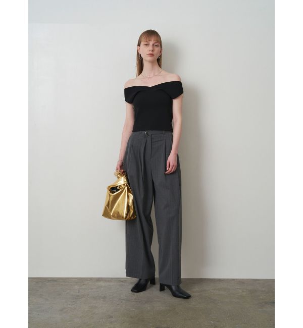 ELENDEEK「2WAY KNIT TANK」|タンクトップ|