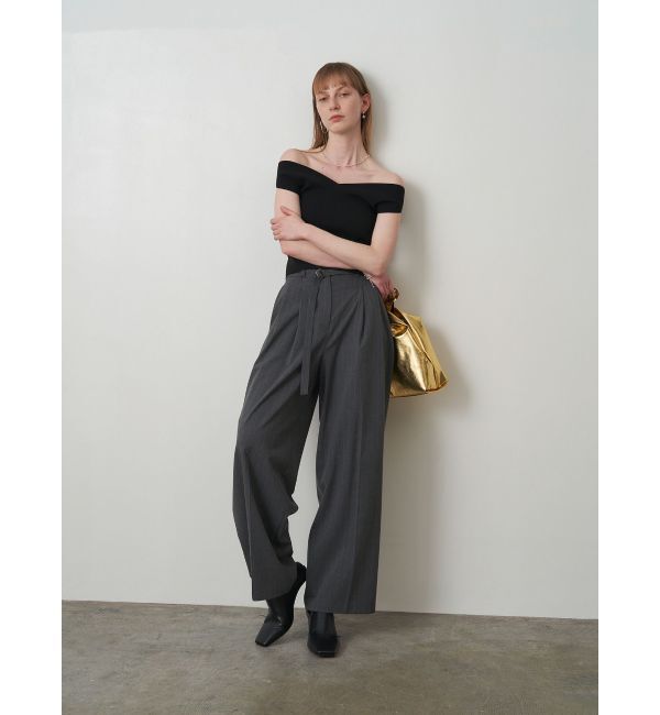 ELENDEEK「2WAY KNIT TANK」|タンクトップ|