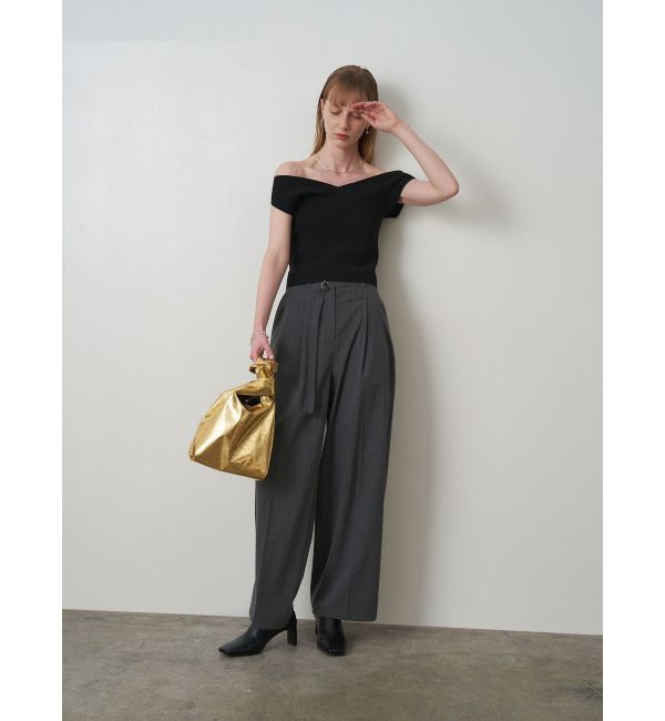 ELENDEEK「2WAY KNIT TANK」|タンクトップ|