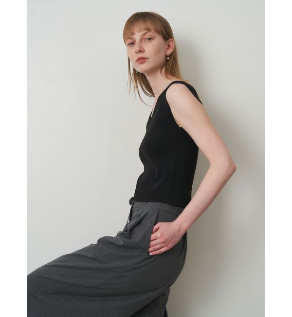 ELENDEEK「2WAY KNIT TANK」|タンクトップ|