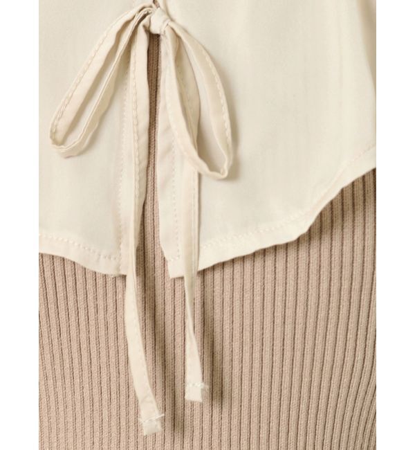 RESEXXY「ラージカラーリブニットトップス」|ニット・セーター|