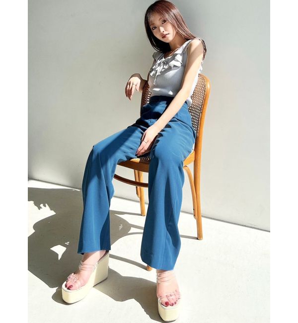 RESEXXY「ラージカラーリブニットトップス」|ニット・セーター|