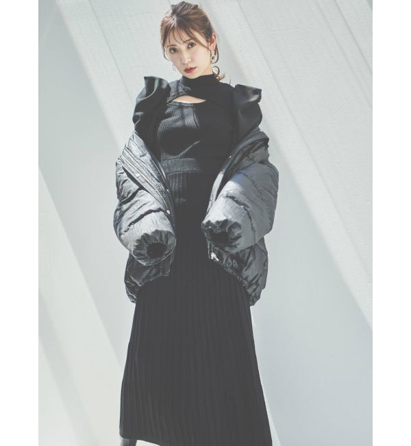 dazzlin「【吉田朱里コラボ】2wayボリューム中綿ブルソン」|ブルゾン・スタジャン|