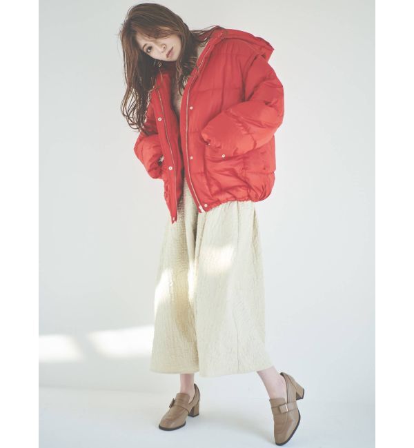 dazzlin「【吉田朱里コラボ】2wayボリューム中綿ブルソン」|ブルゾン・スタジャン|