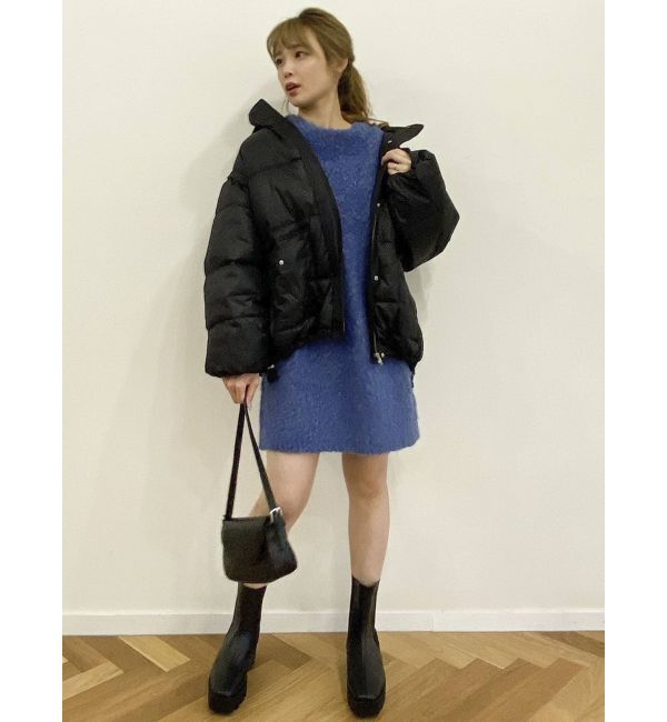 dazzlin「【吉田朱里コラボ】2wayボリューム中綿ブルソン」|ブルゾン・スタジャン|