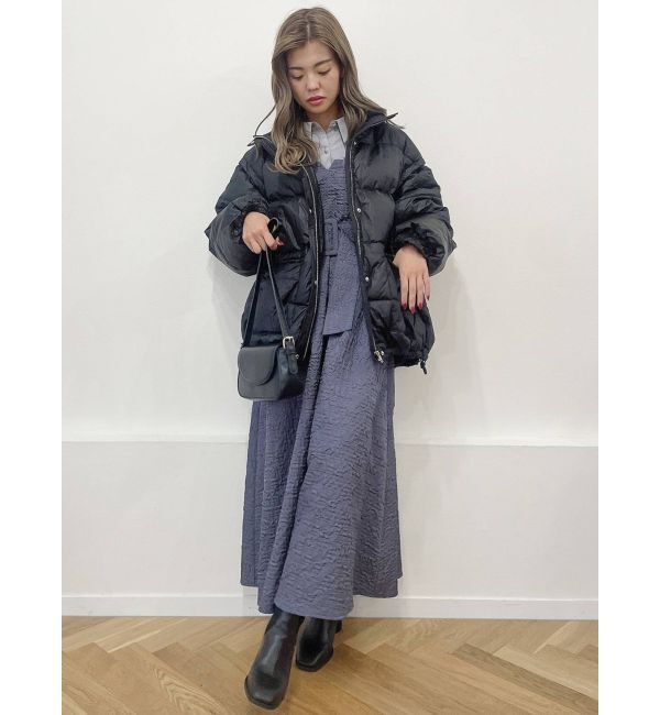 dazzlin「【吉田朱里コラボ】2wayボリューム中綿ブルソン」|ブルゾン・スタジャン|