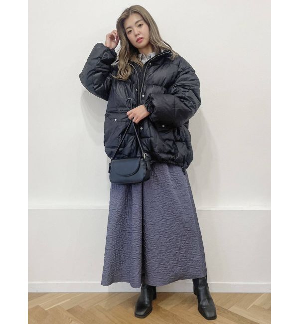 dazzlin「【吉田朱里コラボ】2wayボリューム中綿ブルソン」|ブルゾン・スタジャン|