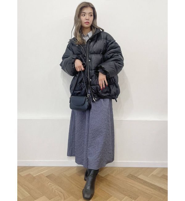 dazzlin「【吉田朱里コラボ】2wayボリューム中綿ブルソン」|ブルゾン・スタジャン|