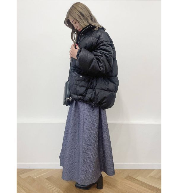 dazzlin「【吉田朱里コラボ】2wayボリューム中綿ブルソン」|ブルゾン・スタジャン|