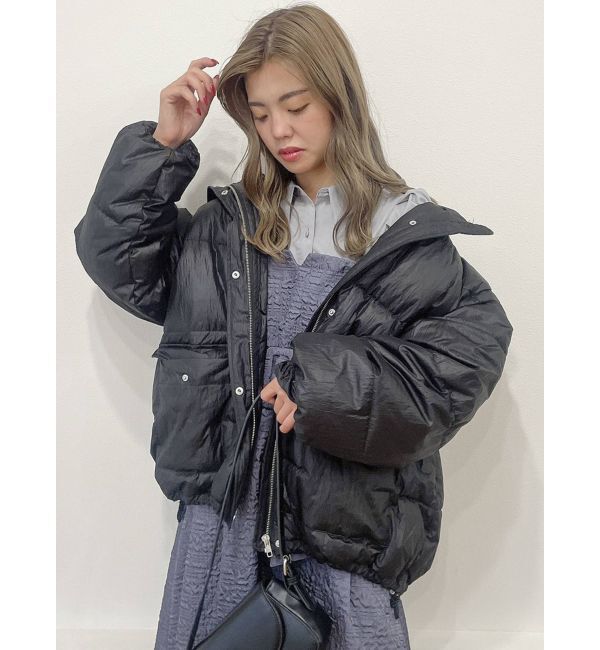 dazzlin「【吉田朱里コラボ】2wayボリューム中綿ブルソン」|ブルゾン・スタジャン|