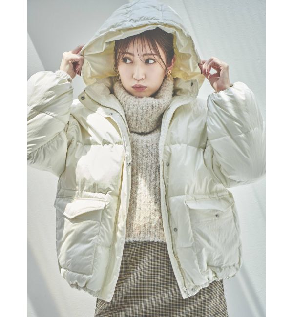 dazzlin「【吉田朱里コラボ】2wayボリューム中綿ブルソン」|ブルゾン・スタジャン|