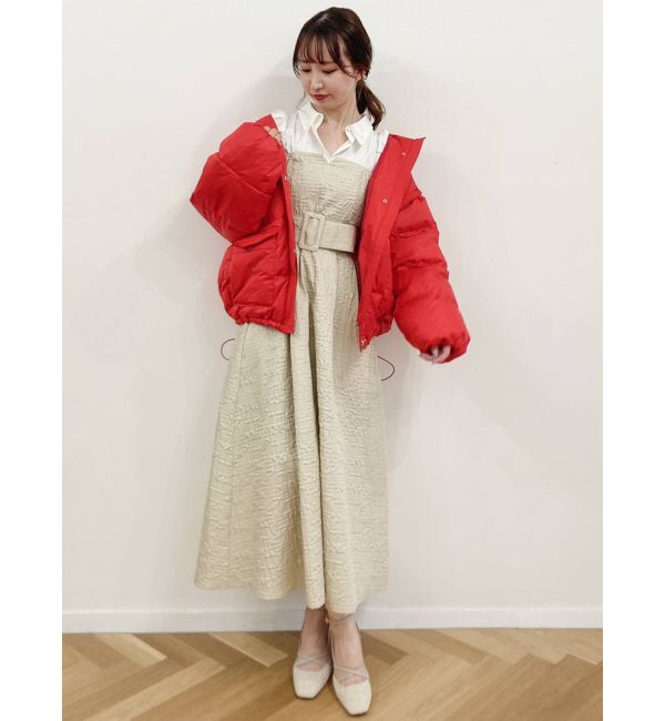 dazzlin「【吉田朱里コラボ】2wayボリューム中綿ブルソン」|ブルゾン・スタジャン|