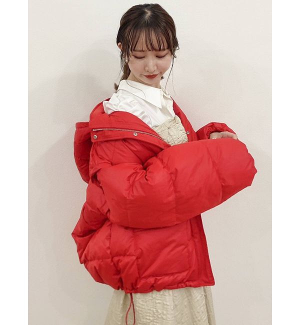 dazzlin「【吉田朱里コラボ】2wayボリューム中綿ブルソン」|ブルゾン・スタジャン|