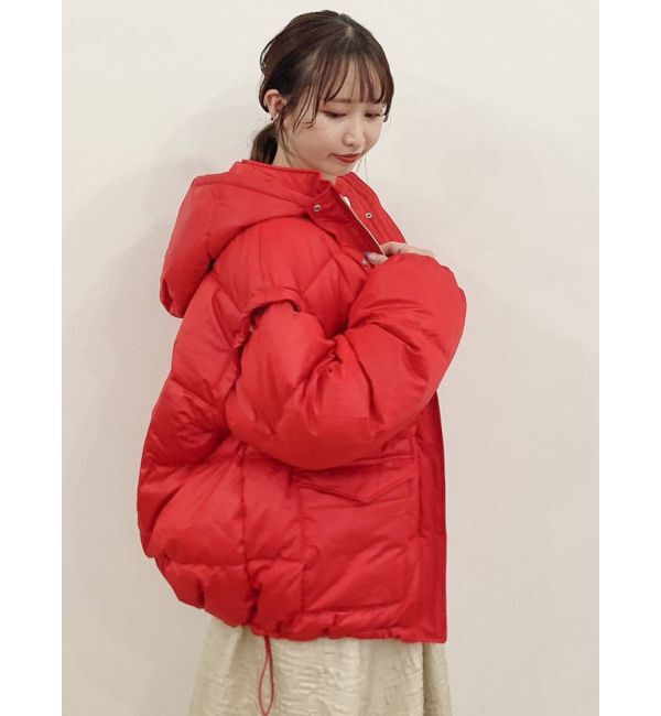 dazzlin「【吉田朱里コラボ】2wayボリューム中綿ブルソン」|ブルゾン・スタジャン|