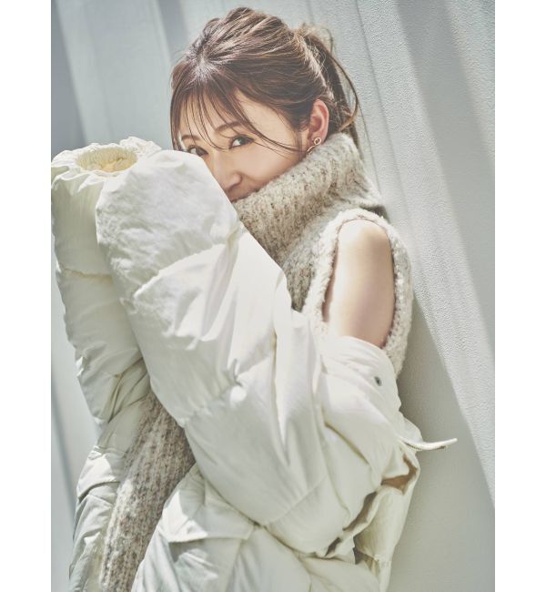 dazzlin「【吉田朱里コラボ】2wayボリューム中綿ブルソン」|ブルゾン・スタジャン|