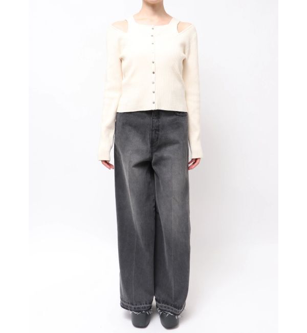 MURUA「フロントボタンデザインニット」|ニット・セーター|