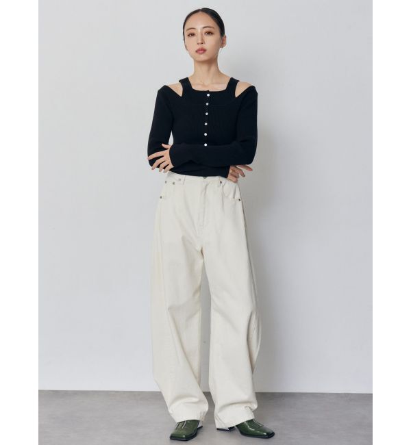 MURUA「フロントボタンデザインニット」|ニット・セーター|