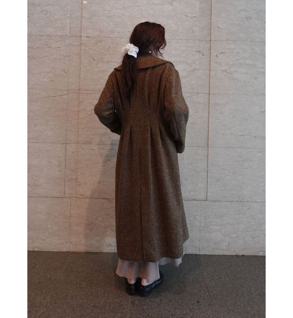 LAGUNAMOON「ウエストタックウールブレンドツイードコート」|その他|