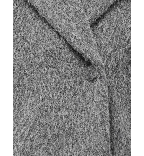 LAGUNAMOON「フェイクフェザーワイドカラーショートコート」|その他|