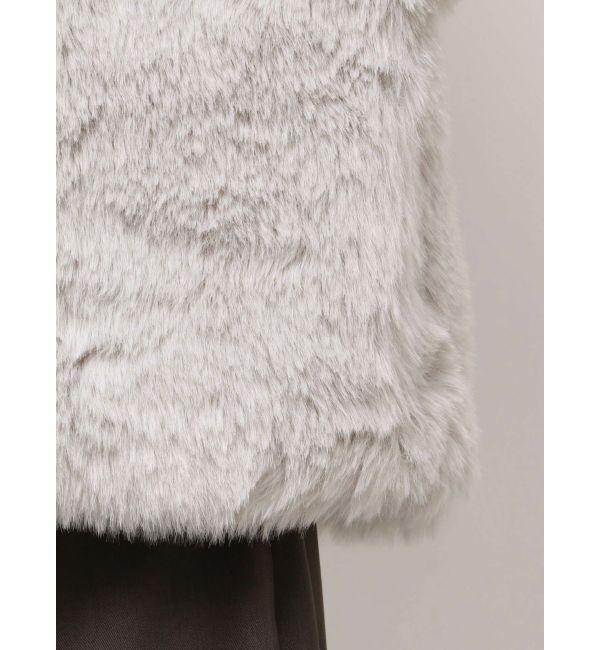 LAGUNAMOON「フェイクファーフーディコート」|その他|