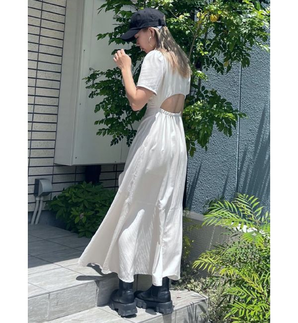 EVRIS「バックオープンロングワンピース」|ワンピース|