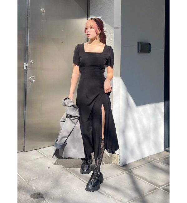 EVRIS「バックオープンロングワンピース」|ワンピース|