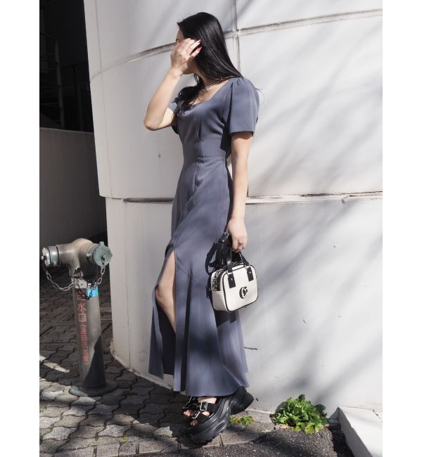 EVRIS「バックオープンロングワンピース」|ワンピース|